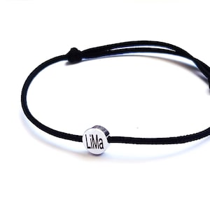 Aangepaste heren gegraveerde armband waterdichte zeiltouwarmband gepersonaliseerde touwarmband afbeelding 5