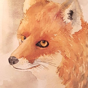 Fox blank card