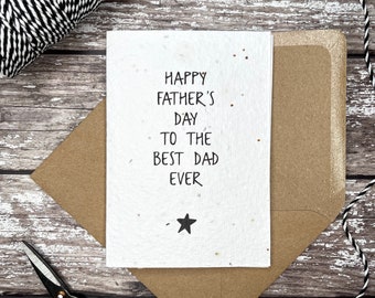 Seed Father's Day card, Best Dad ever card