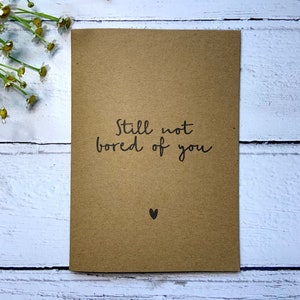 Drôle de carte de Valentine, carte Kraft Valentine