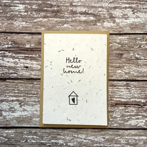 Seed new home card, Plantable new home card imagem 7