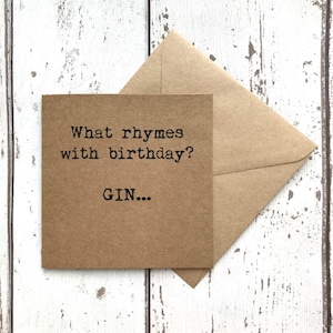 Carte pour ami, carte d'anniversaire meilleur ami, anniversaire d'un ami, carte d'anniversaire d'un ami, carte d'anniversaire drôle, gin, carte de meilleur ami, vendeur britannique