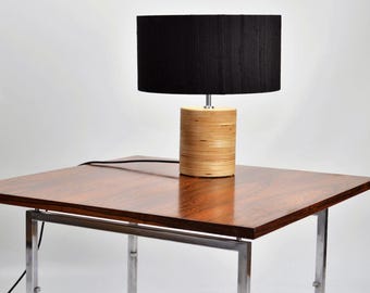 Birch Ply Lamp Base – Handmade Mid-Century Desk & Table Lamp, Modern Home Lighting