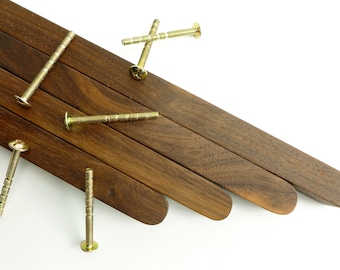poignées de porte de cuisine, poignées de tiroir NOYER AMÉRICAIN, poignées d&#39;armoire, poignées de cuisine, poignées de porte, poignées d&#39;armoire longues. Poignée de porte