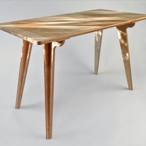 Made to measure student desk or work from home table, minimalist and functional design