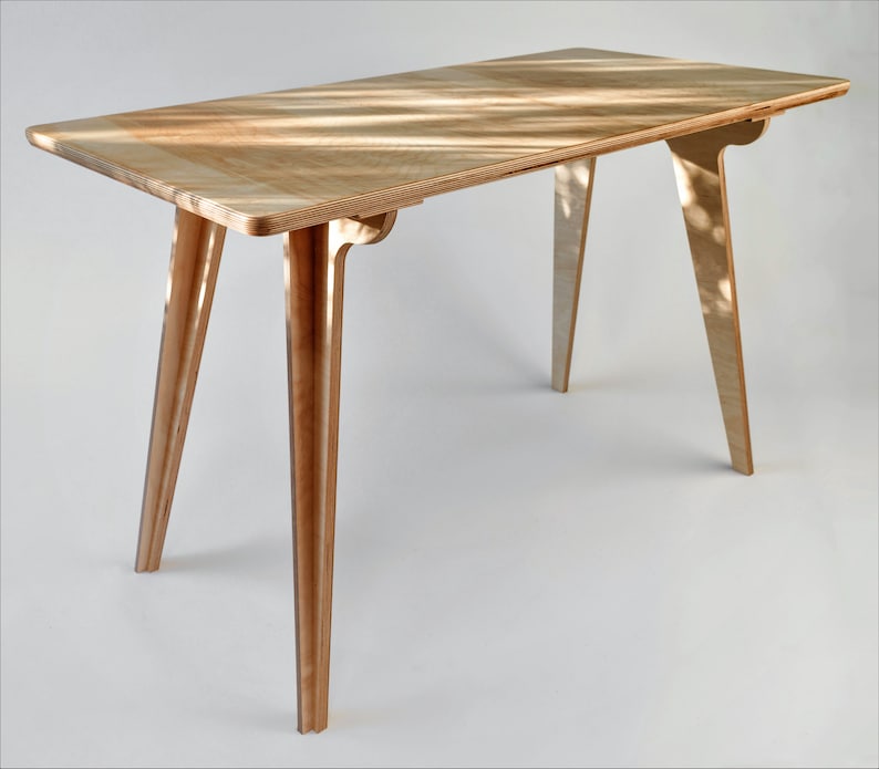 Made to measure student desk or work from home table, minimalist and functional design