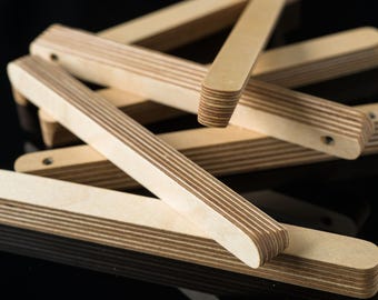 Natural Wood Birch Ply Handles, Minimalist Wardrobe Pulls, Hand-made Kitchen Handles, Stylish Home Decor Knobs, Drawer Cabinet Handles Pulls