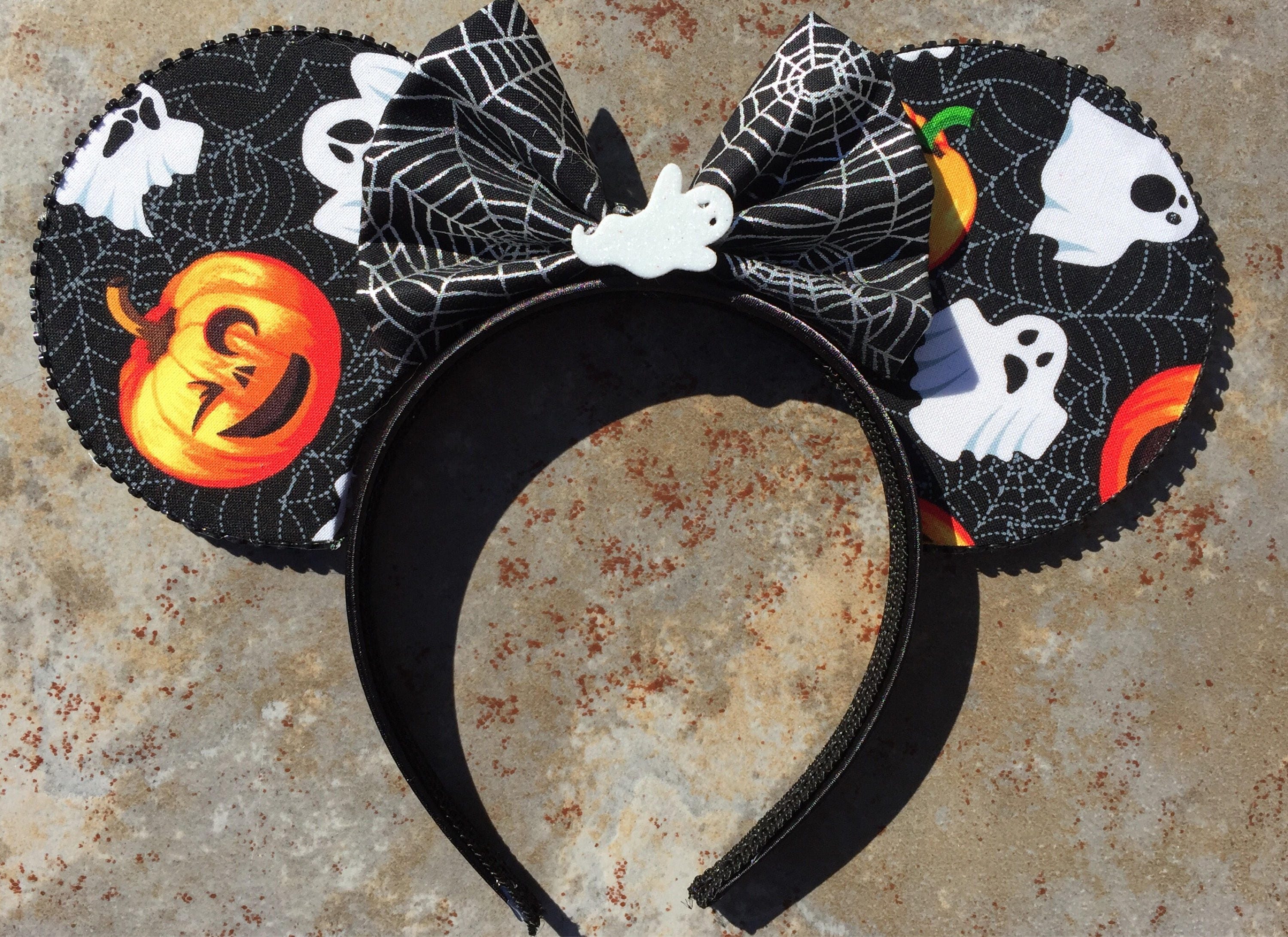 Halloween Minnie and Mickey Ears Mickey/'s not so Scary Halloween Double sided Ears