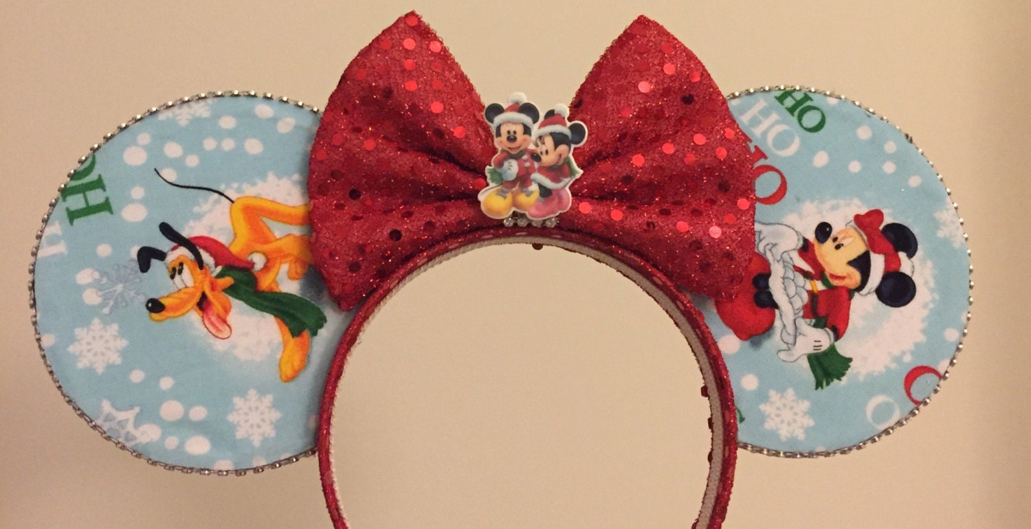 christmas mickey hat