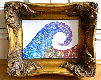 Eco Art Print : Huele el mar