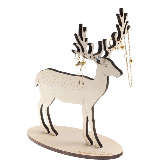Deer Jewellery Stand Storage Organiser for Earrings Necklaces