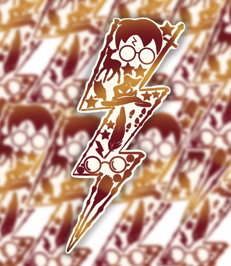 Harry Potter Mini Sticker Sticker for Water Bottle Laptop Etsy