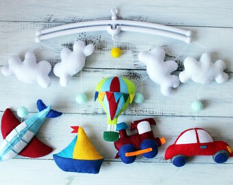 Train Crib Mobile Etsy