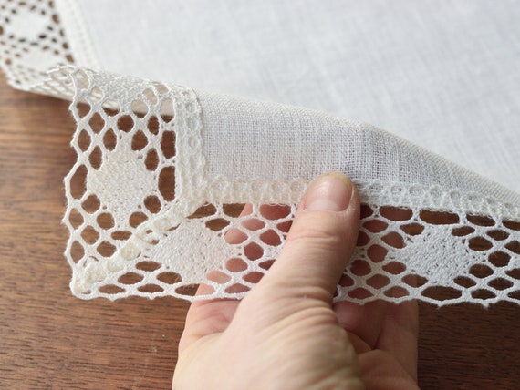 Lace Dresser Scarf for Bedroom off White Linen Table Runner Long  Rectangular Sideboard Tablecloth Living Room Decor Modern Doily Scarf - Etsy