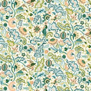 Liberty Tree of Life Canopy Greens Liberty Tree, 100% cotton Lasenby fabric craft projects apparel and classic quilting.