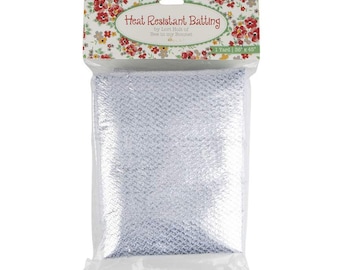 Riley Blakes Heat Resistant Batting von Lori Holt mit Bee in My Bonnet aus hitzebeständiger Folie zur Verwendung auf Topflappen, und Trägern