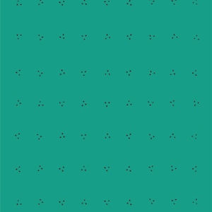 Może przedstawiać: Tło w kolorze turkusowym z powtarzającym się wzorem małych czarnych trójkątów.
