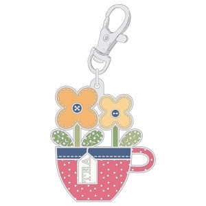 Tirador de cremallera - Lori Holt - Ciudad natal - Happy Teacup - Riley Blake