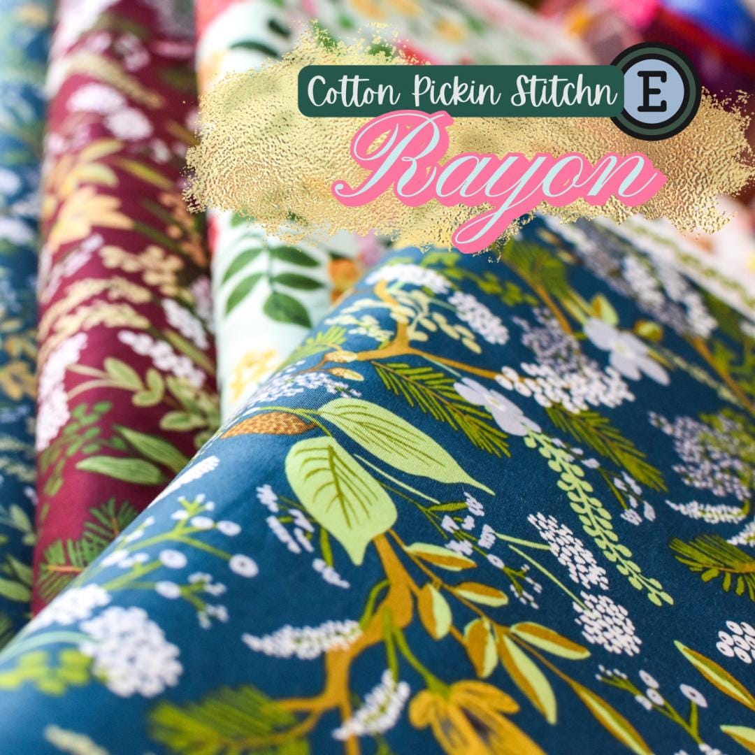 Paper Roses Fabric Rifle Paper Co, English Rose Collection, Roses on Mint Premium Rayon ...