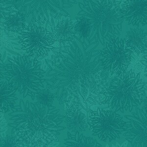Art Gallery Fabrics, Wintertale, Floral Elements Esmeralda, Christmas fabric by the yard, holiday fabric, quilting cotton, emerald fabric