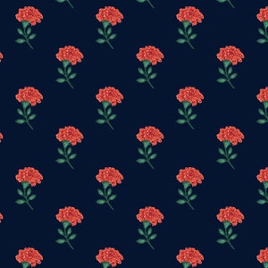 Vintage Garden - Marisol - Navy - Metallic- Rifle Paper Co.