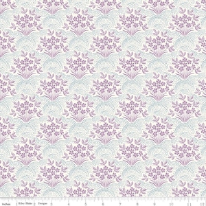 Liberty Fabric Postkarte aus den Highlands, Sky Blooms A, 100% Baumwollstoff, Bastelprojekte, Bekleidung und klassisches Patchwork Quilten.