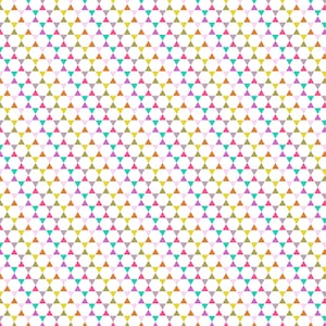 Cotton and Steel - From the Desk of...- Hexagons - White