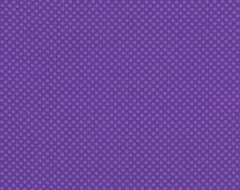 Cotton and Steel Dots and Stripes, Dot Com, Hyacinth fabric small dot tone on tone purple cotton fabric, quilting fabric