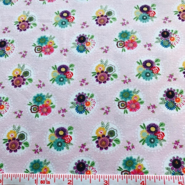 ADORnit Fabrics - Sunshine Girls Kollektion - Bouquet Polka -