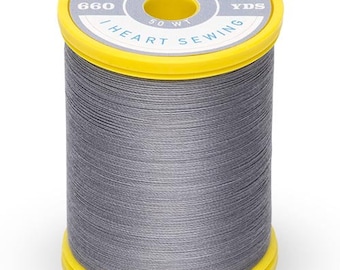 Carrete de hilo Sterling Sulky 100% algodón, calibre 50, 660 yardas, hilo de algodón y acero, hilo de acolchado, hilo de coser