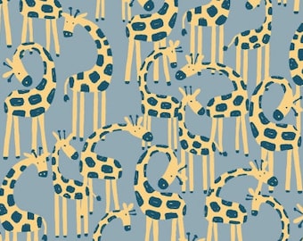 Dear Stella&#39;s Little Giraffes 100% Cotton Quilting Fabric