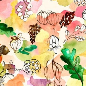 Pod Wash - August Wren - Dear Stella fabric