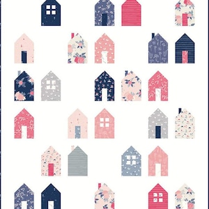 Cozy Quilt Pattern from Riley Blake Designs by Fran Gulick of Cotton and Joy, quilt throw, easy quilt pattern, 10 inch stacker friendly
