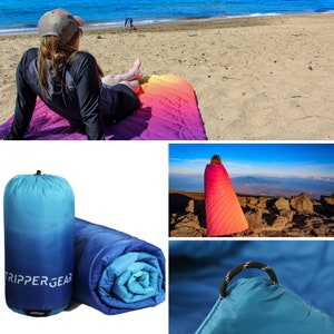 Large Outdoor Travel Blanket with Stuff Sack