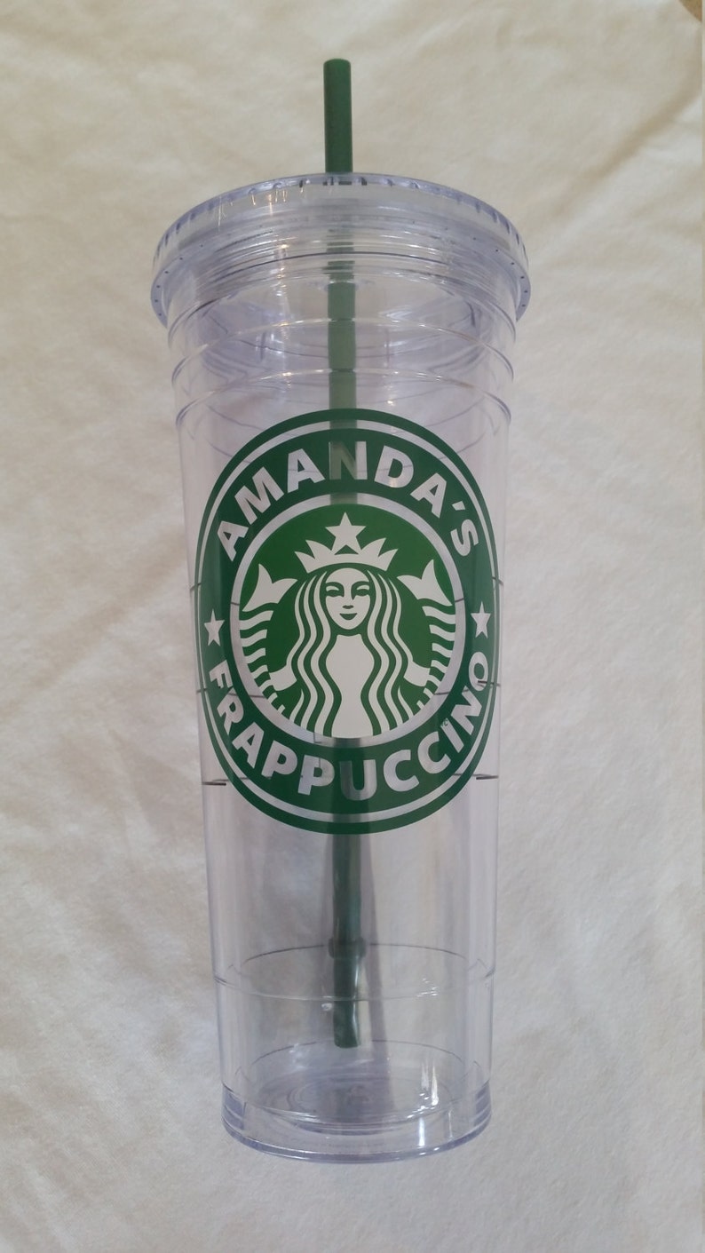 clear venti starbucks tumbler
