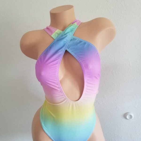 Bodysuit.  Bathing suit.  Exotic dancewear.  Stripper outfit.  Ready to ship.  SAMPLE 78