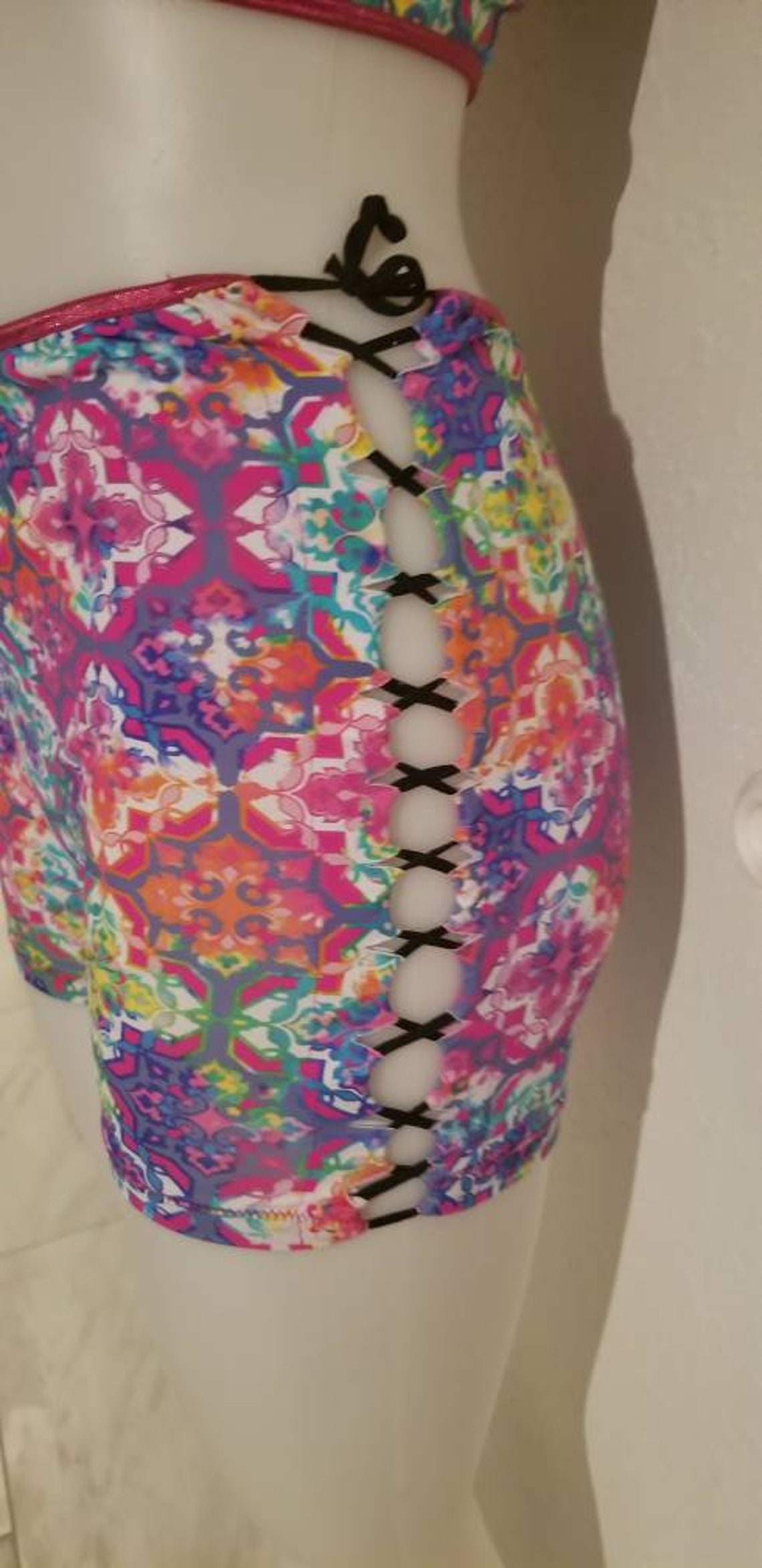 Shorts set. Exotic dancewear. Etsy