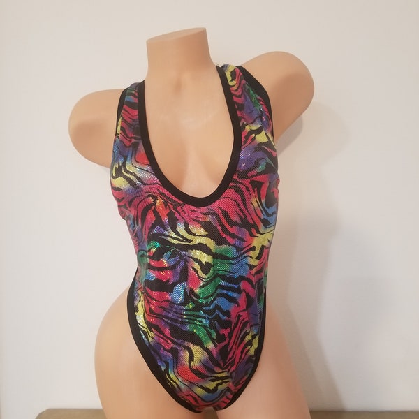 Backout bodysuit.  Stripper outfit.  Exotic dancewear.  Ready to ship.  Sample 79