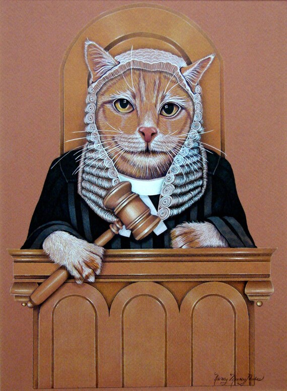 Cat Art Let Your Cat Be The Judge Fabulous Unique Art By Etsy