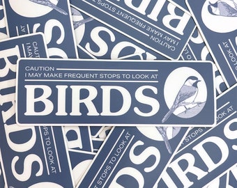Stops for Birds Sticker