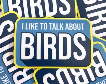 Talk About Birds Sticker