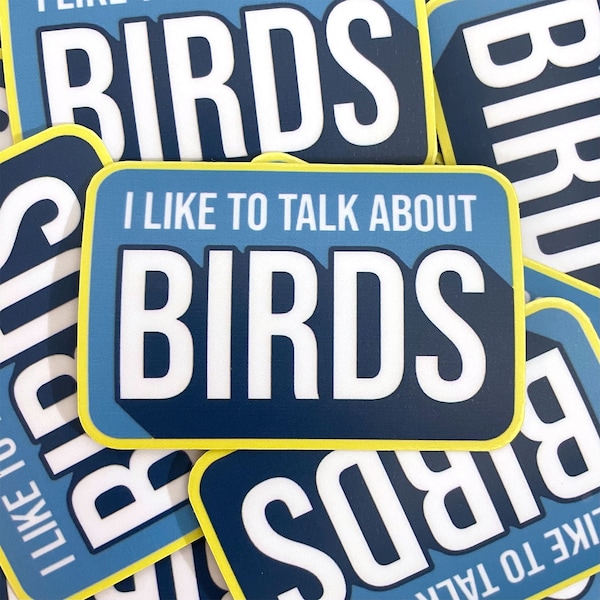 Talk About Birds Sticker