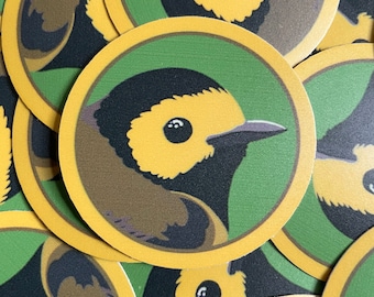 Hooded Warbler Sticker