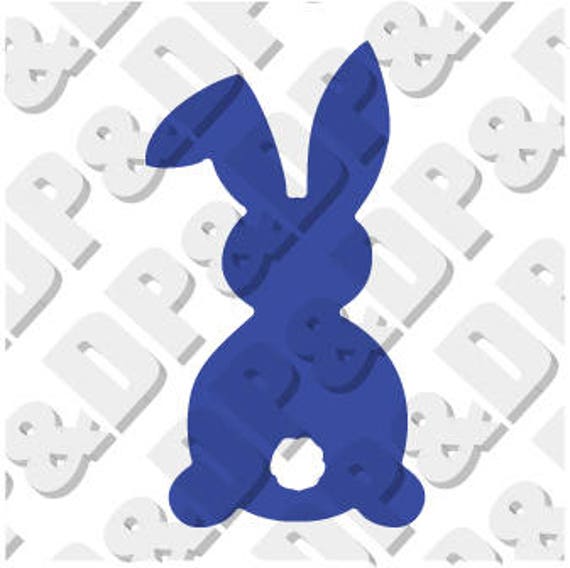 Download Easter Bunny/Rabbit cut out tail svg eps pdf dxf jpg | Etsy