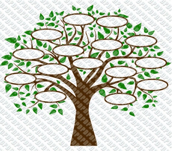  Family  Tree  15  SVG DXF Digital cut file for cricut or Etsy