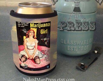 Beverage Insulator, Marijuana Girl