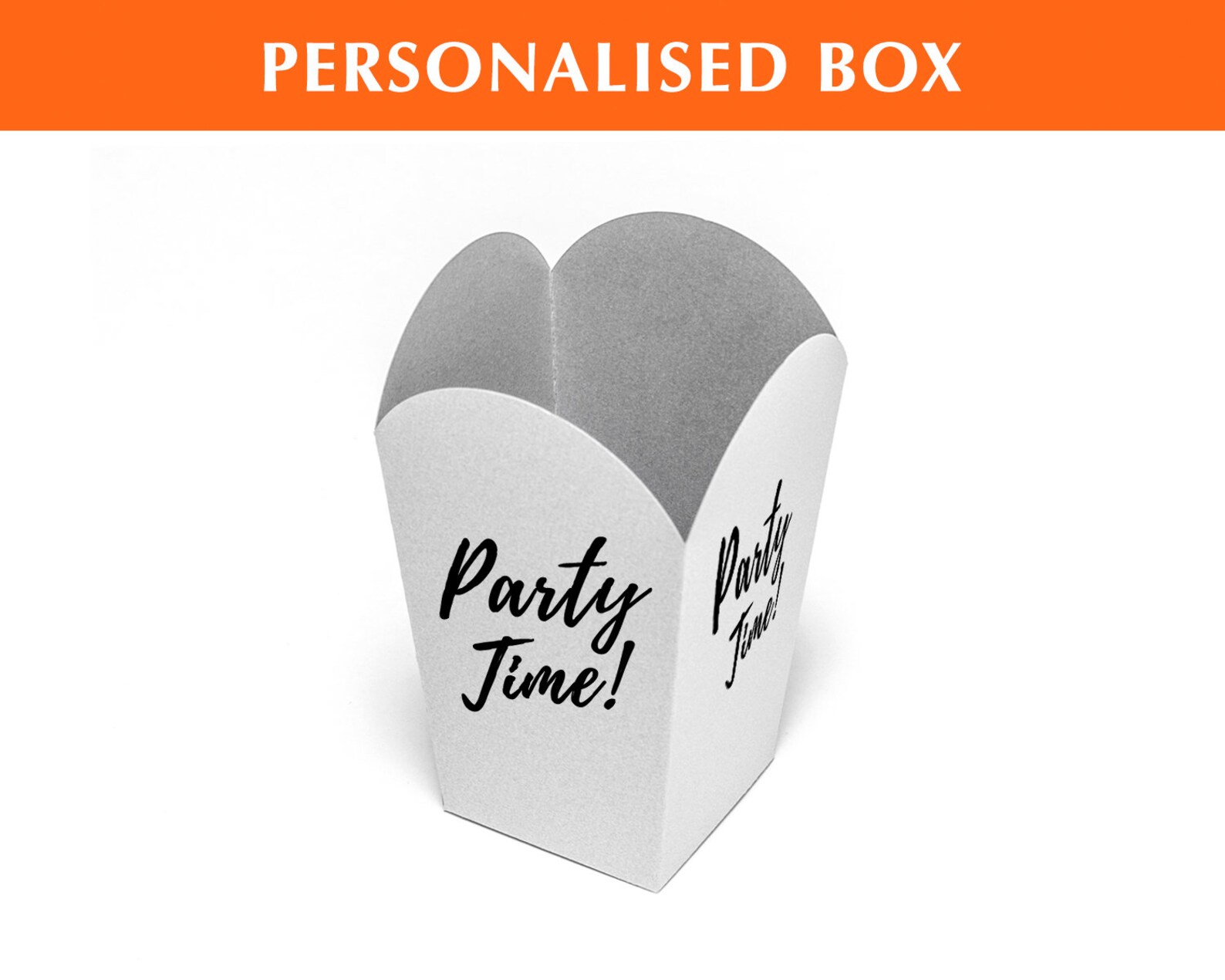 Personalised POPCORN BOX Party Boxes Ready Made Popcorn Box Etsy