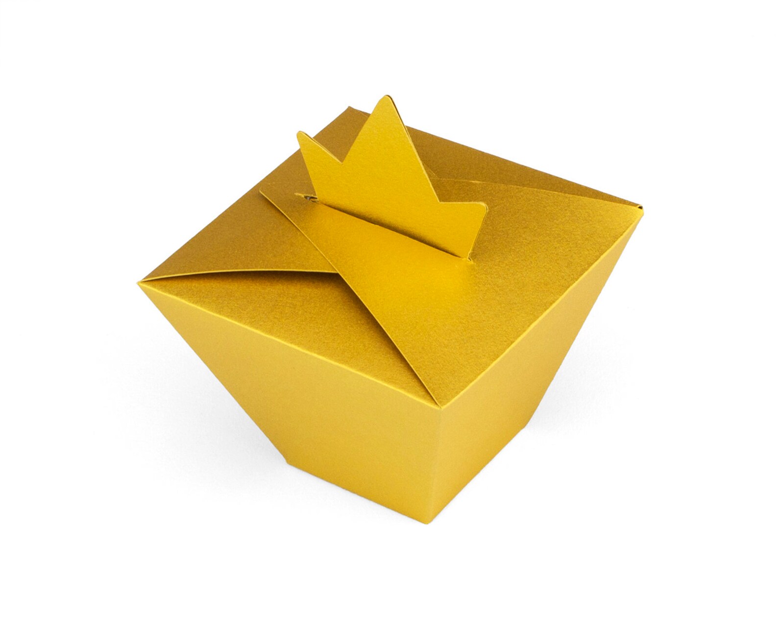 CROWN BOX Instant Download Printable Digital Box Template Etsy