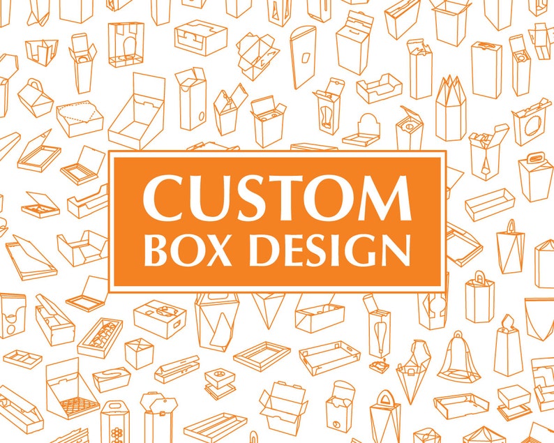 CUSTOM BOX DESIGN Personalized Printable Custom Packaging Template