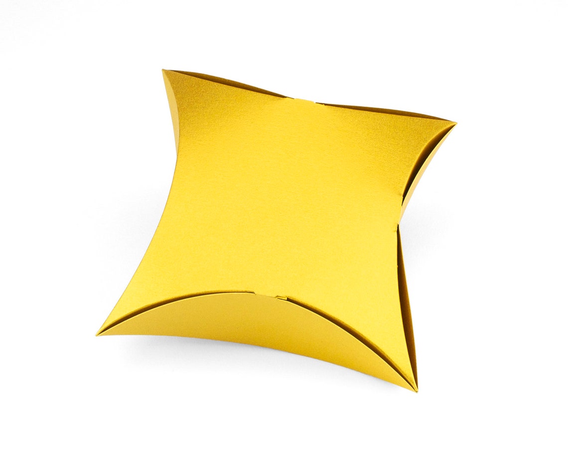 SQUARE PILLOW BOX Instant Download Printable Digital Box Etsy